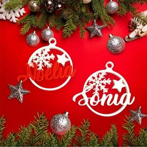 Custom 3D Printed Christmas Ornaments